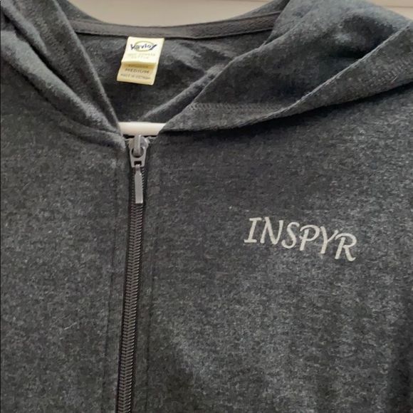 Grey cropped zip up jacket - Picture 2 of 5